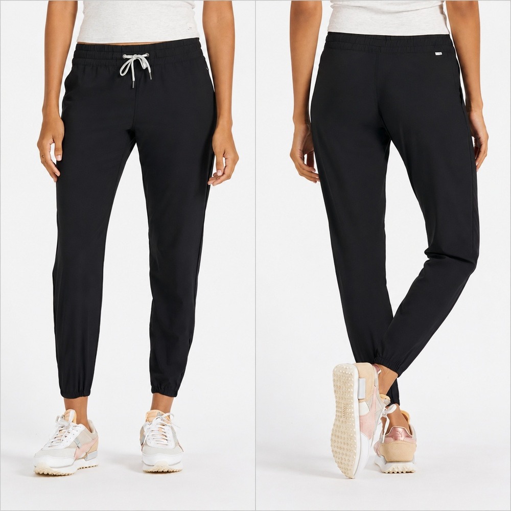 Vuori Weekend Jogger Pants VW422 Size Medium Black Athletic Activewear